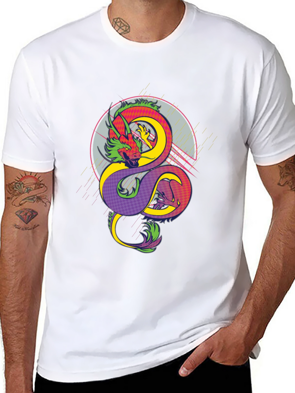 Dragon Graphic Tee - Bold Style