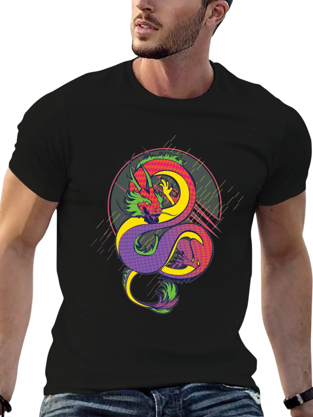 Dragon Graphic Tee - Bold Style