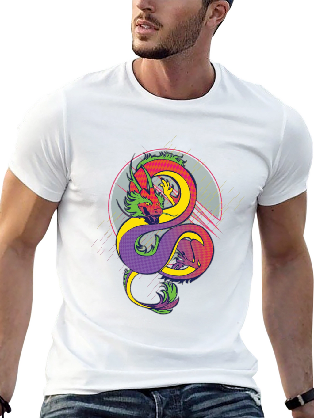 Dragon Graphic Tee - Bold Style