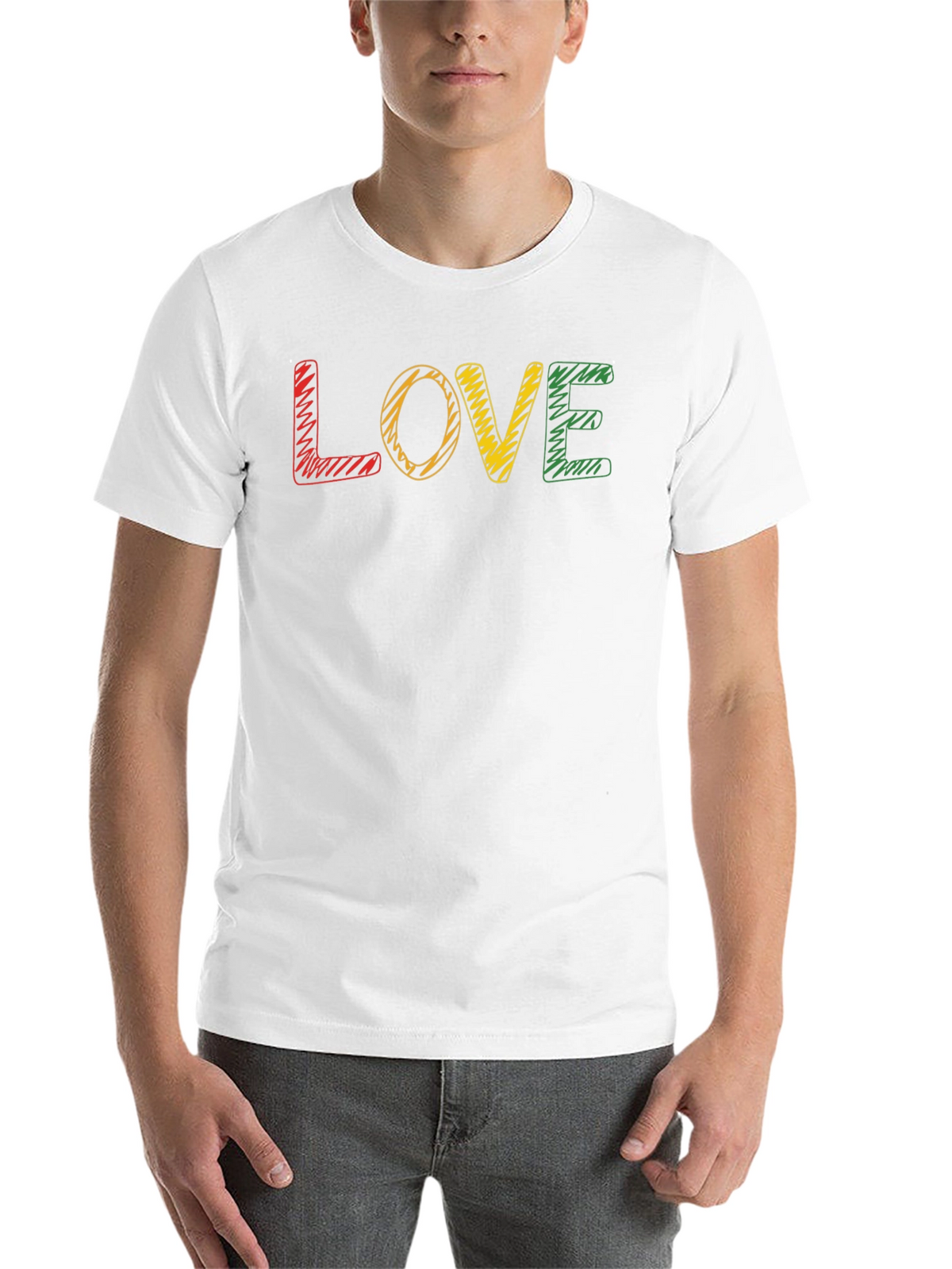 Rasta Love T-Shirt - Reggae Inspired Graphic Tee