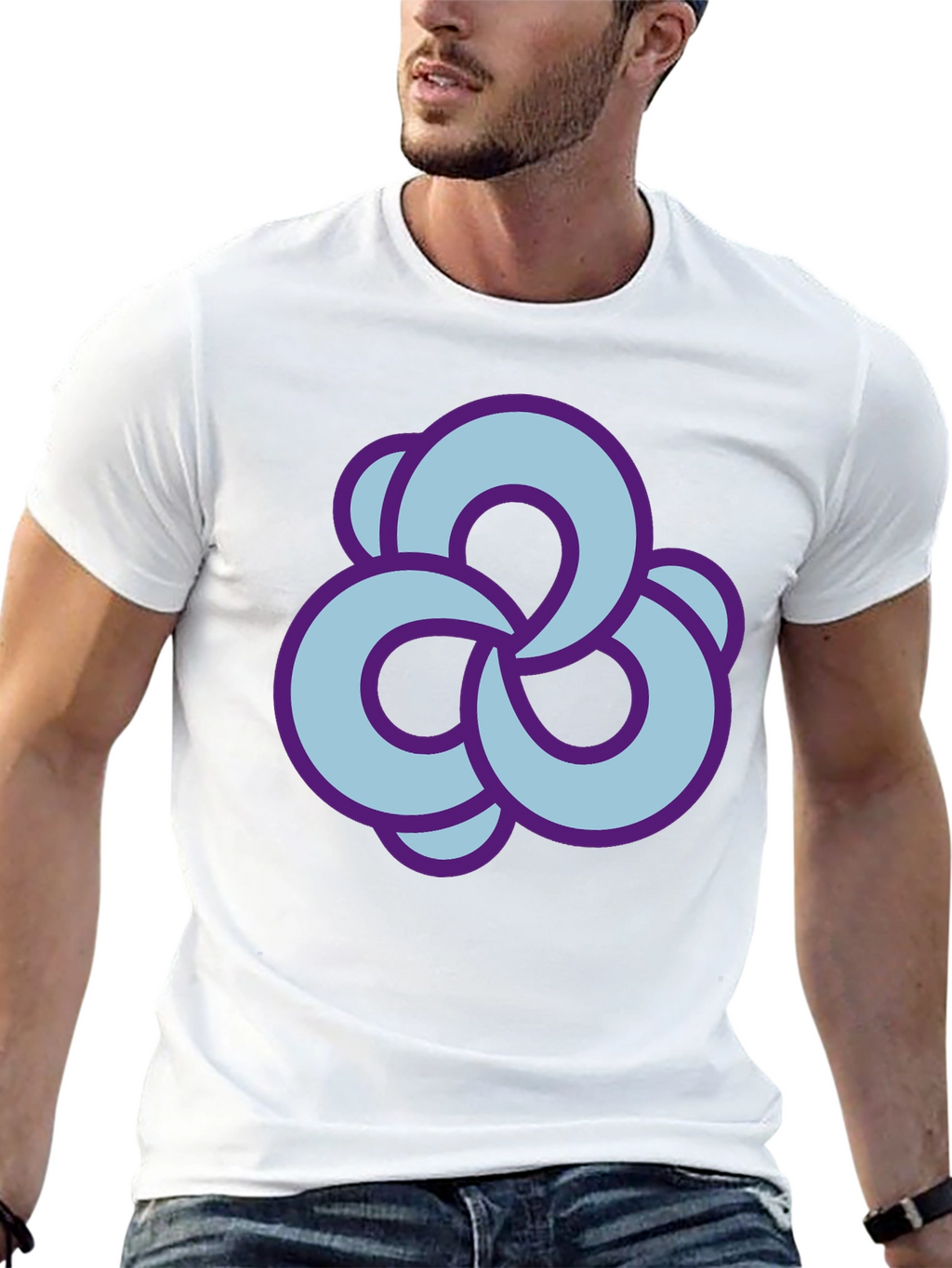 Abstract Design Graphic T-Shirt