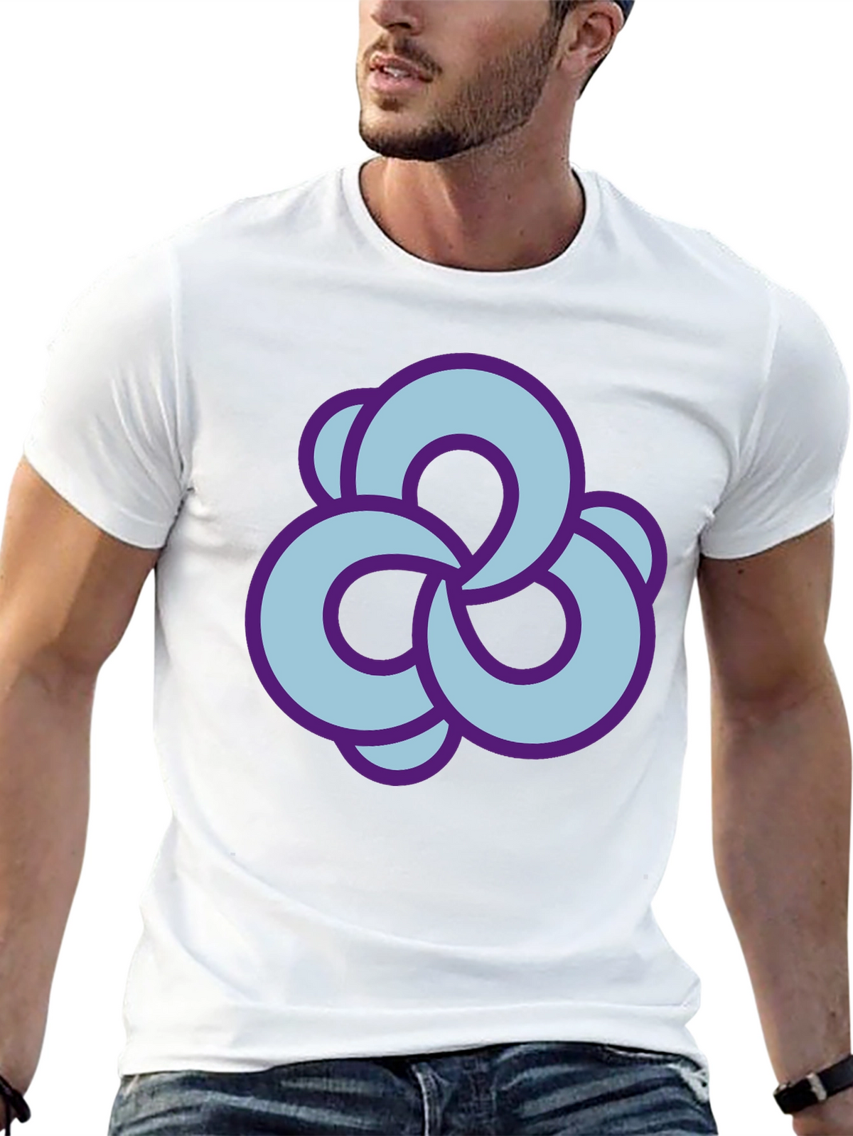 Abstract Design Graphic T-Shirt