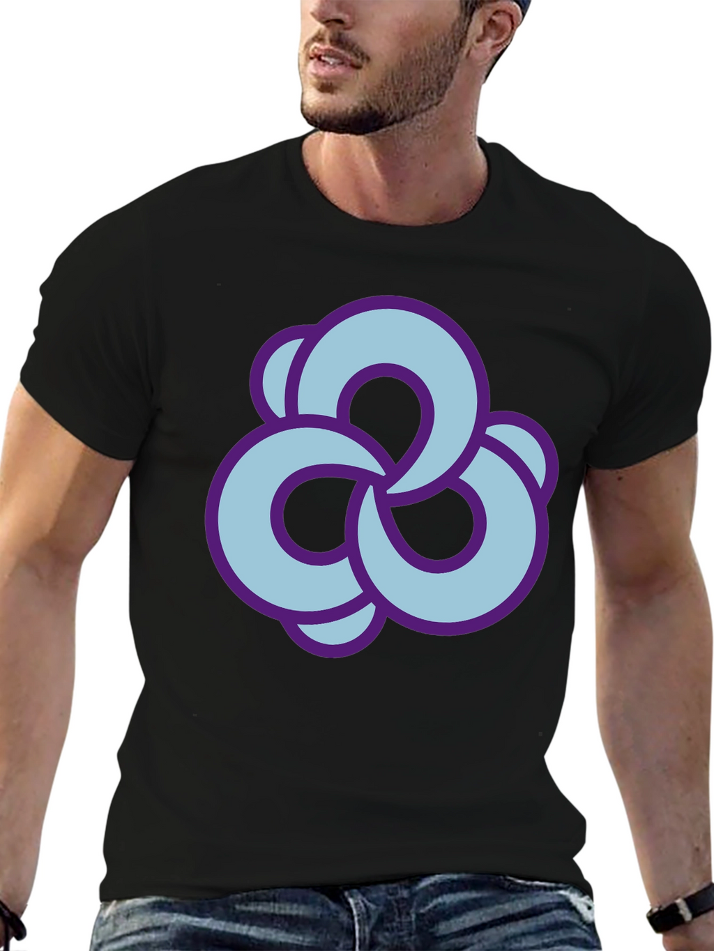Abstract Design Graphic T-Shirt