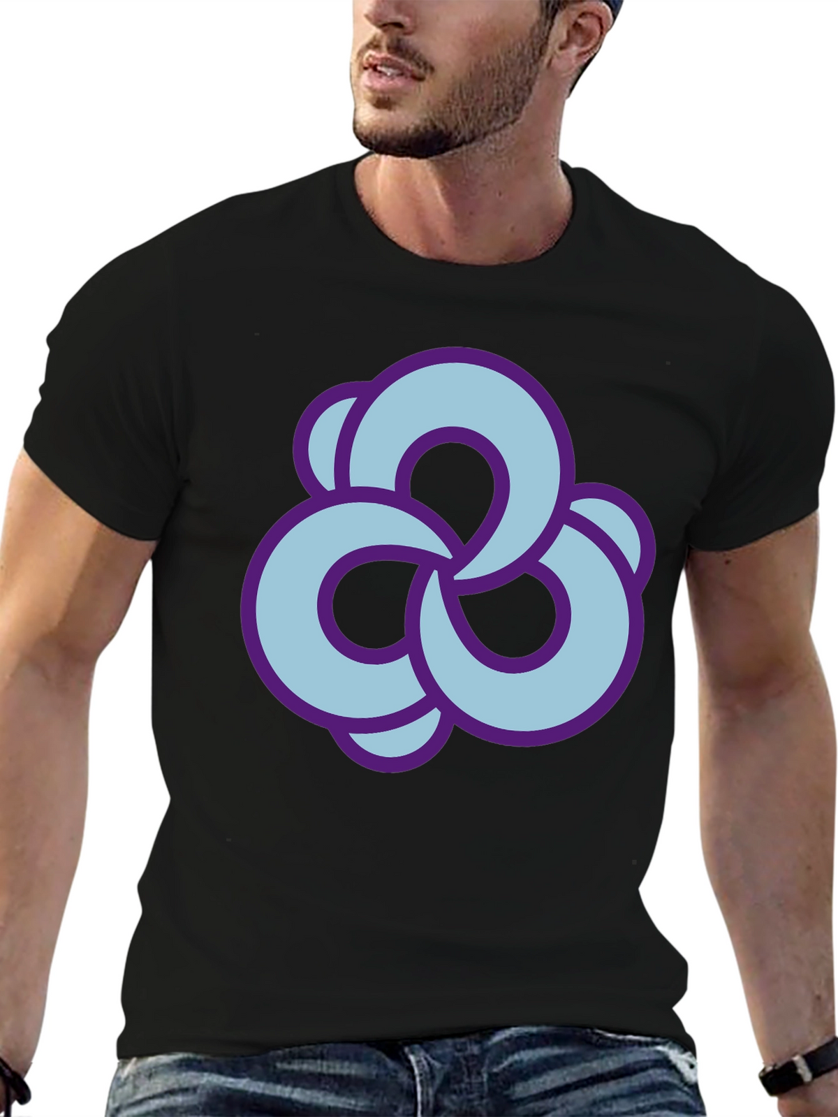 Abstract Design Graphic T-Shirt