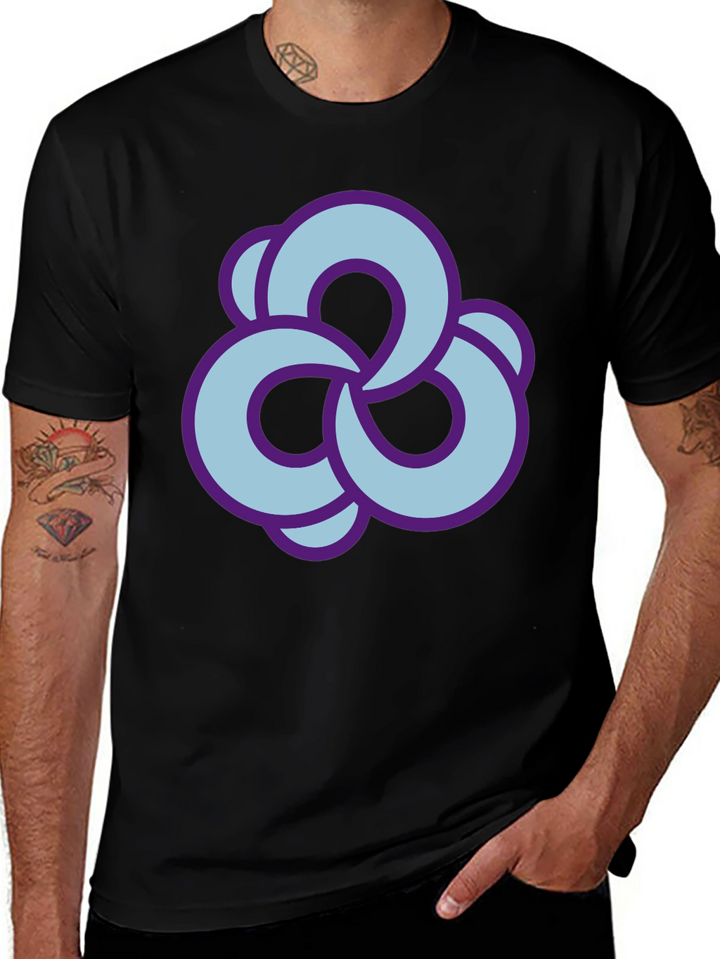 Abstract Design Graphic T-Shirt