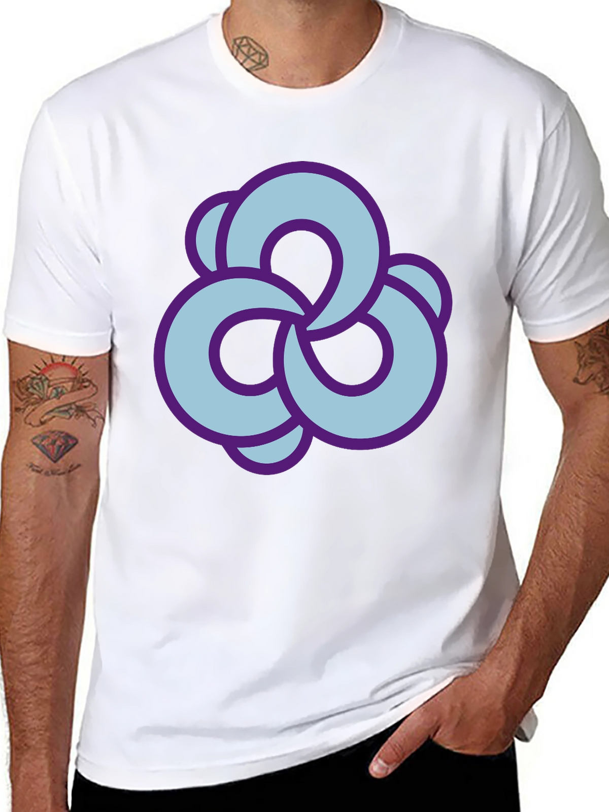 Abstract Design Graphic T-Shirt