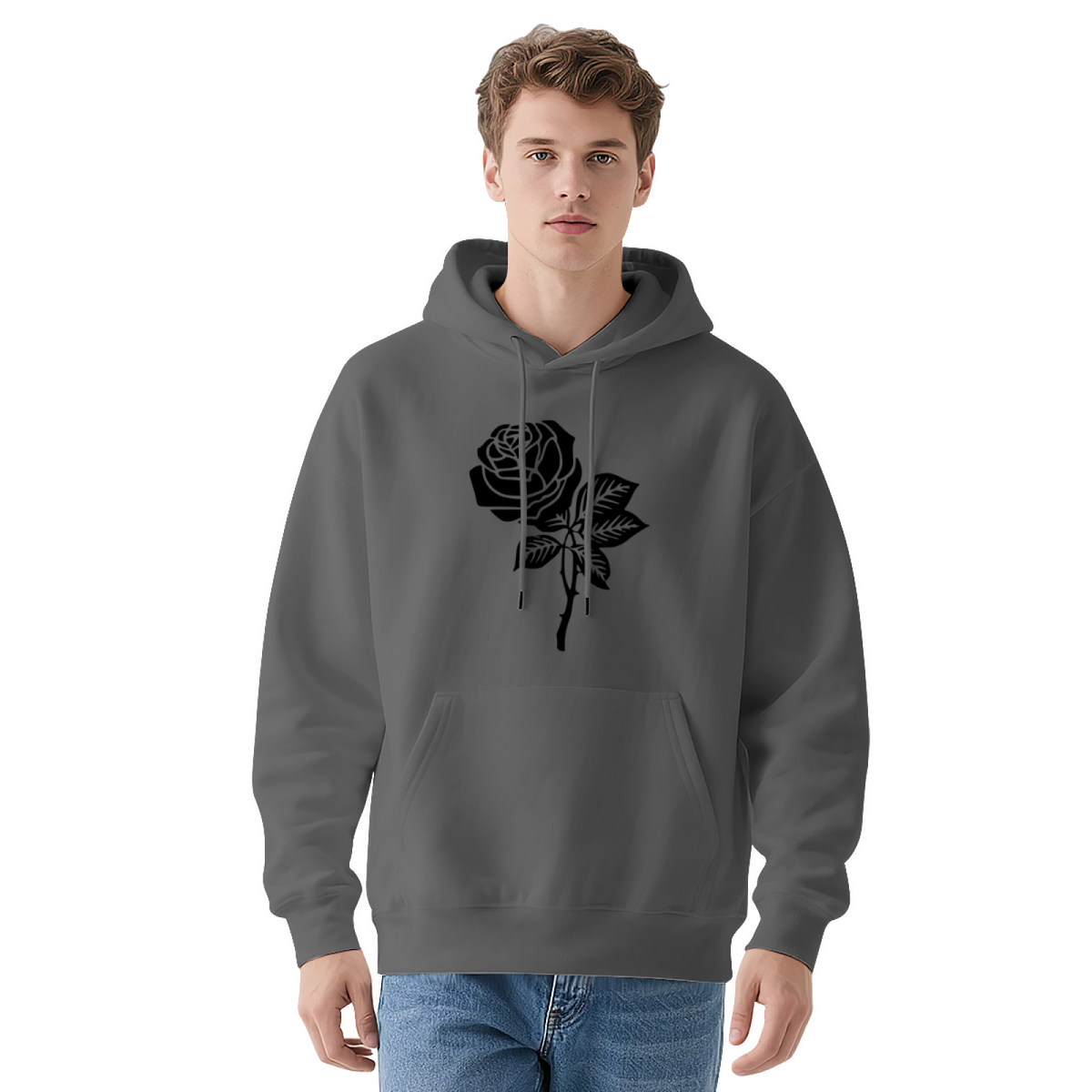 Rose Graphic Hoodie