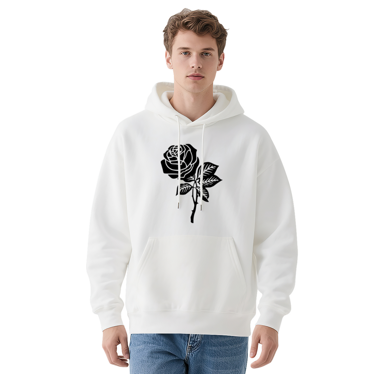 Rose Graphic Hoodie