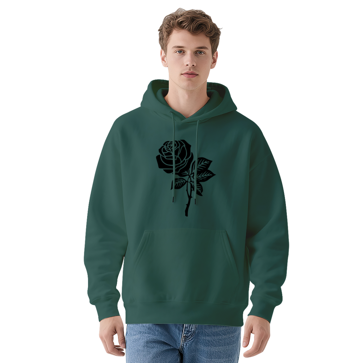 Rose Graphic Hoodie