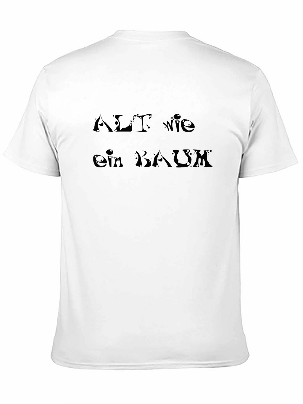 Alt Wie Ein Baum - Mens Black Graphic Tee