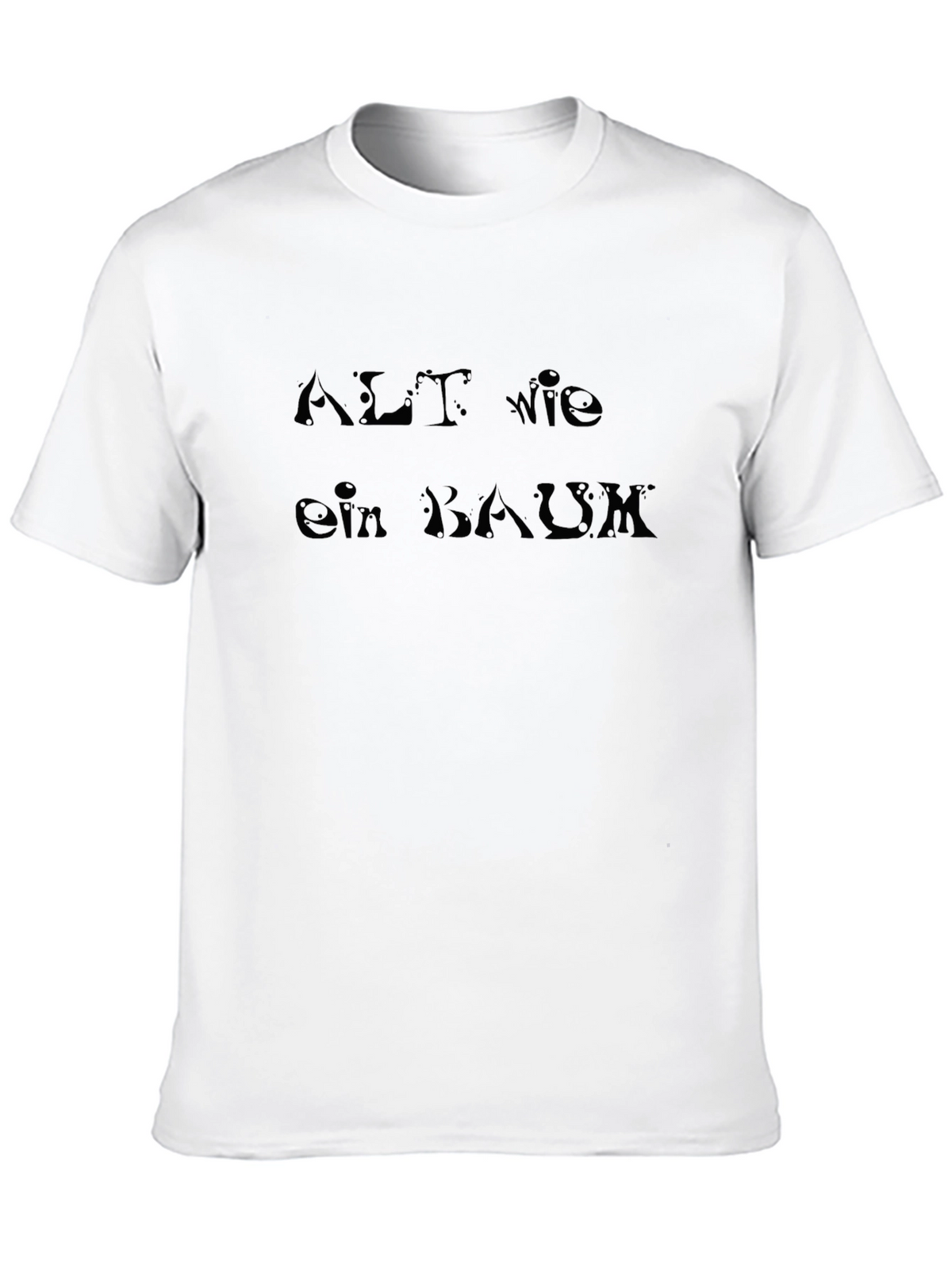Alt Wie Ein Baum - Mens Black Graphic Tee