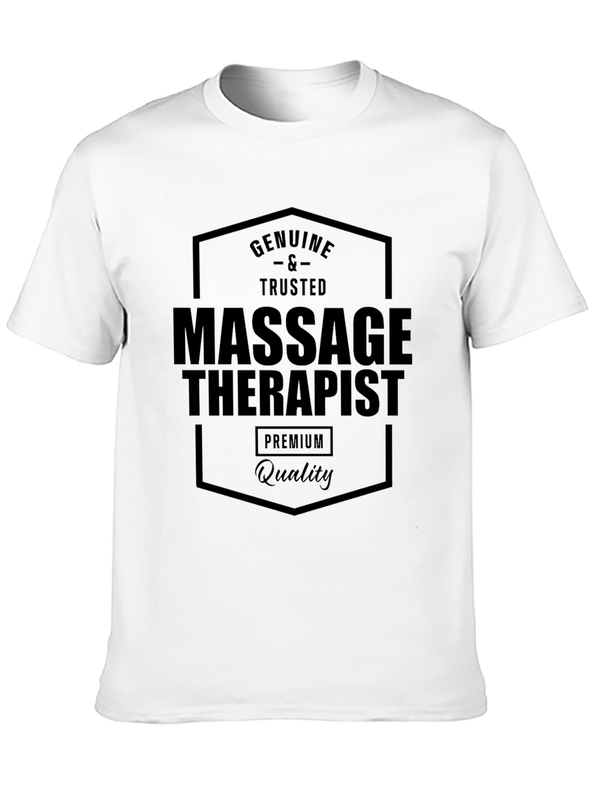 Massage Therapist Premium Quality Black T-Shirt