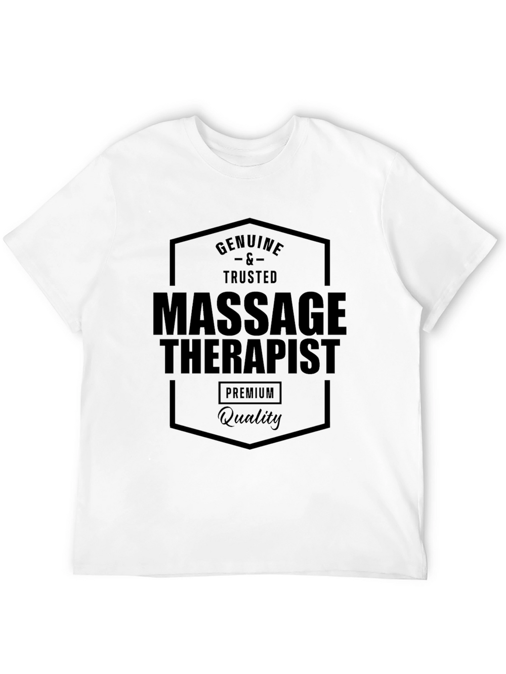Massage Therapist Premium Quality Black T-Shirt