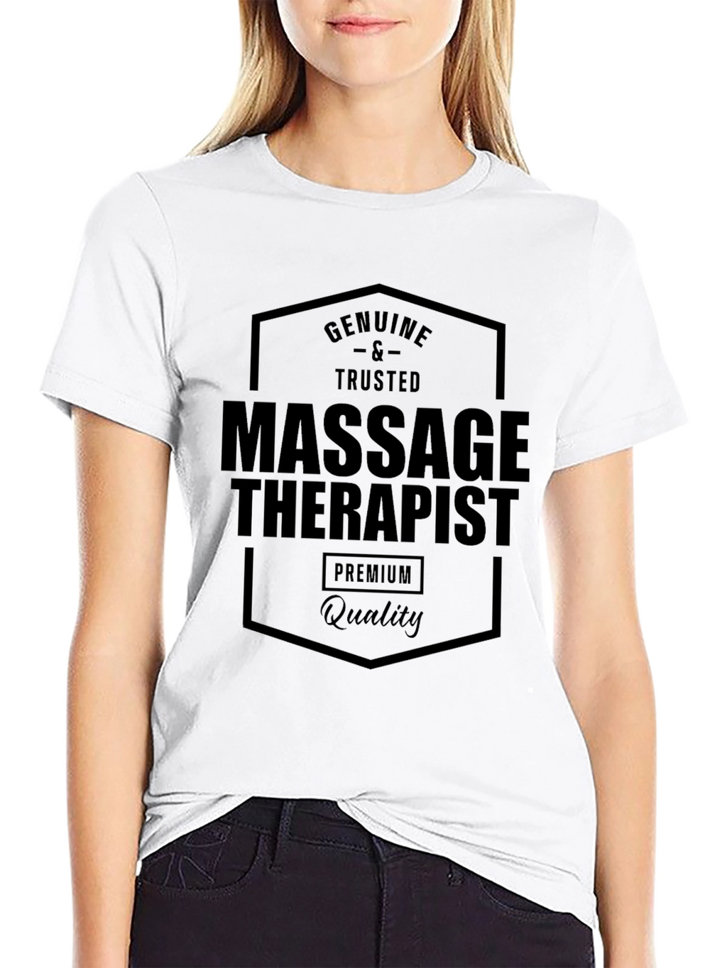 Massage Therapist Premium Quality Black T-Shirt
