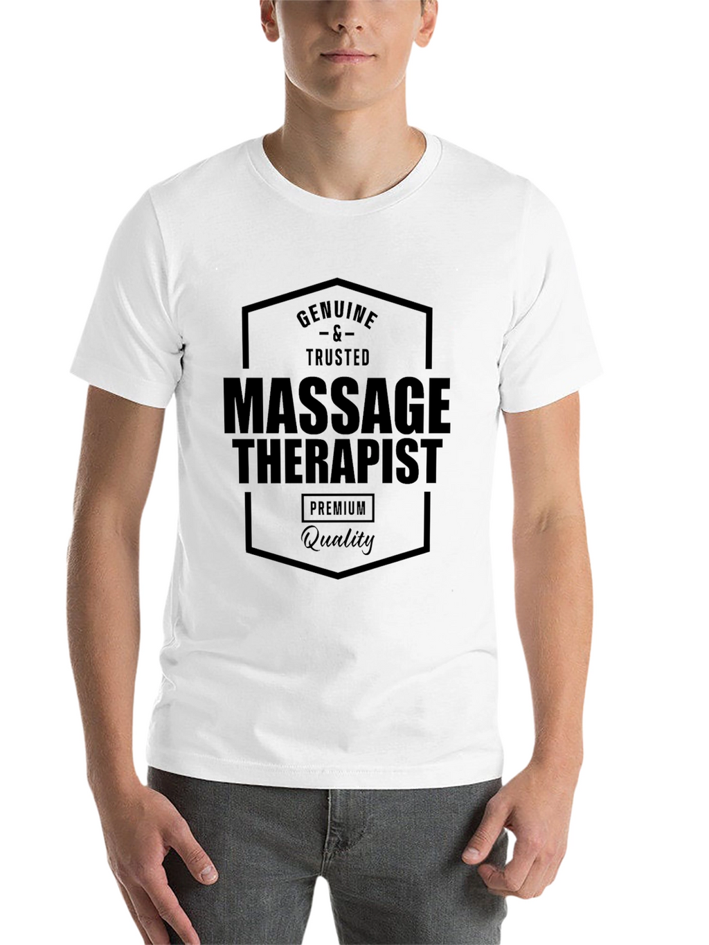 Massage Therapist Premium Quality Black T-Shirt