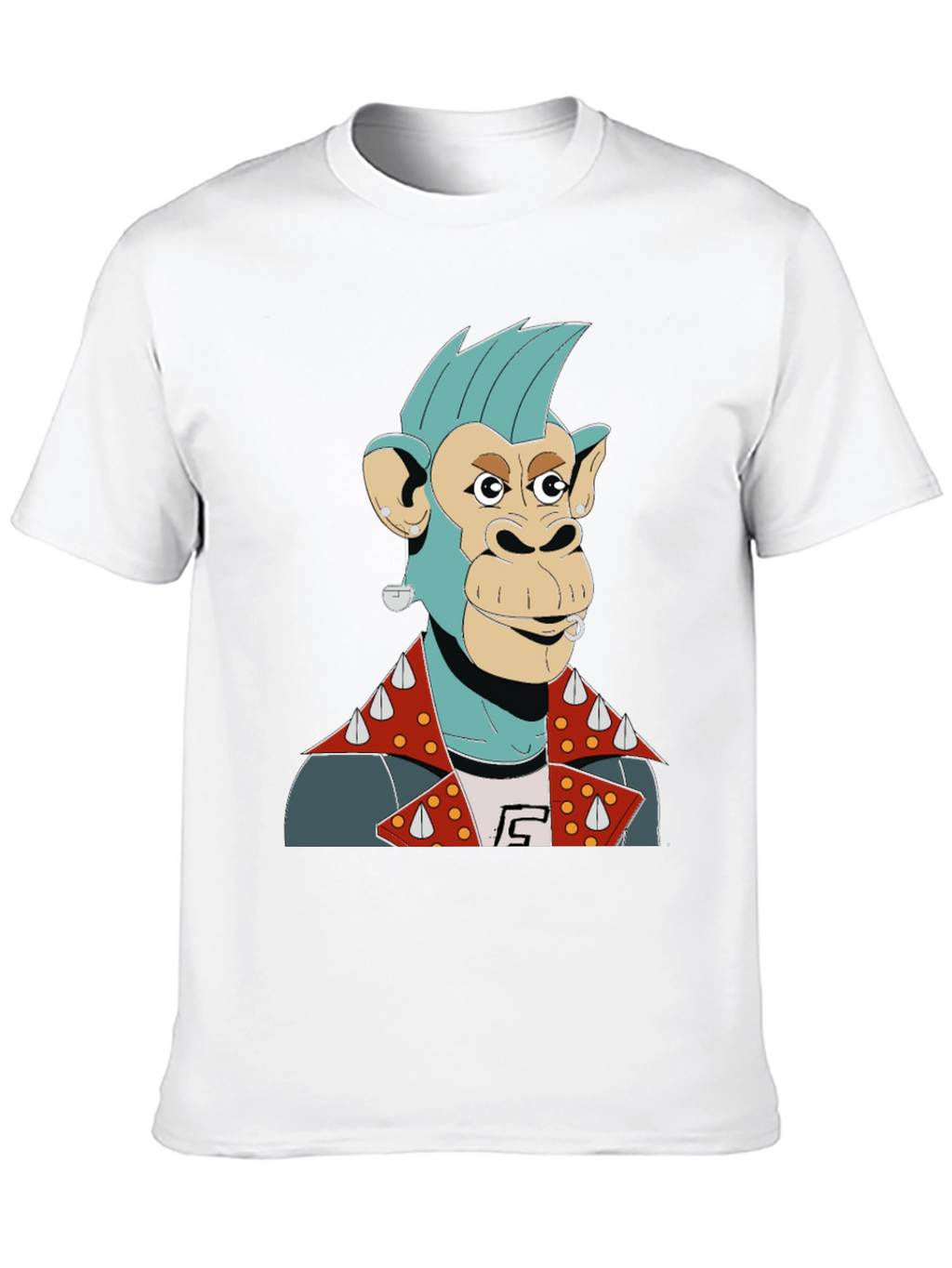Punk Ape Graphic T-Shirt - Edgy Style