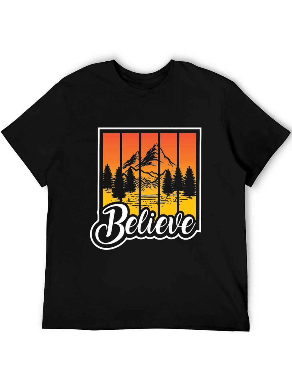 Believe Graphic Tee - Black