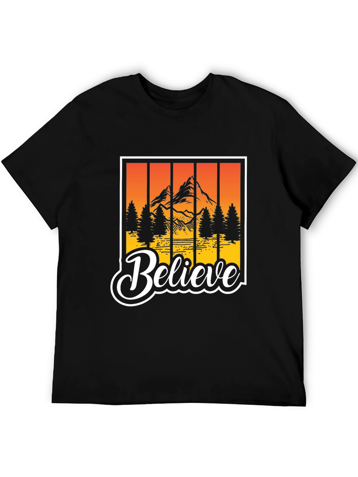Believe Graphic Tee - Black