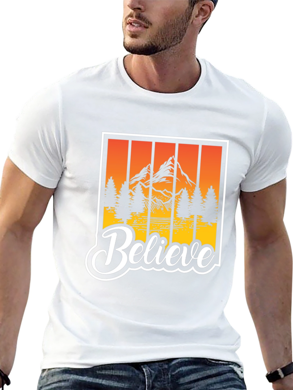 Believe Graphic Tee - Black