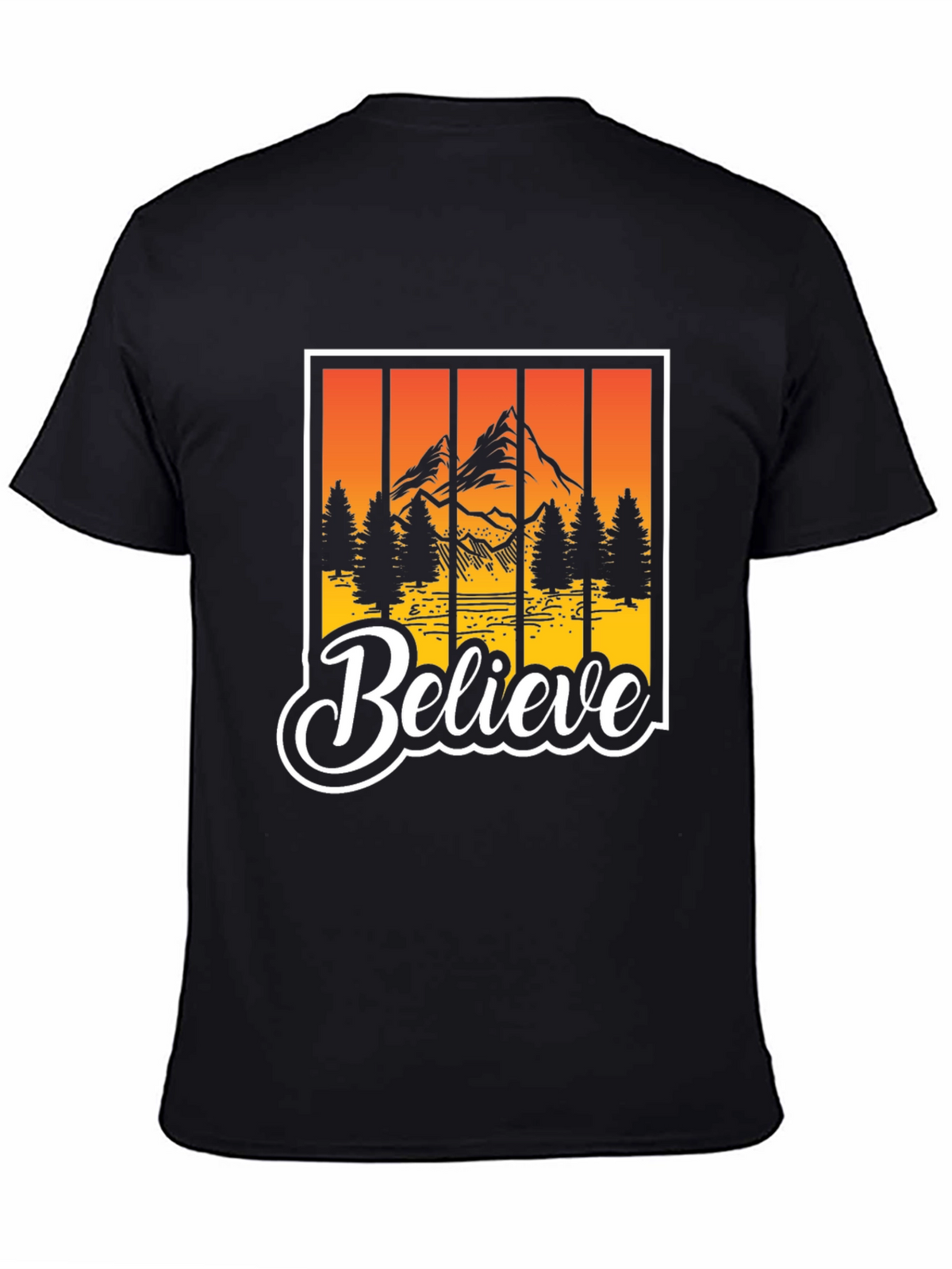 Believe Graphic Tee - Black
