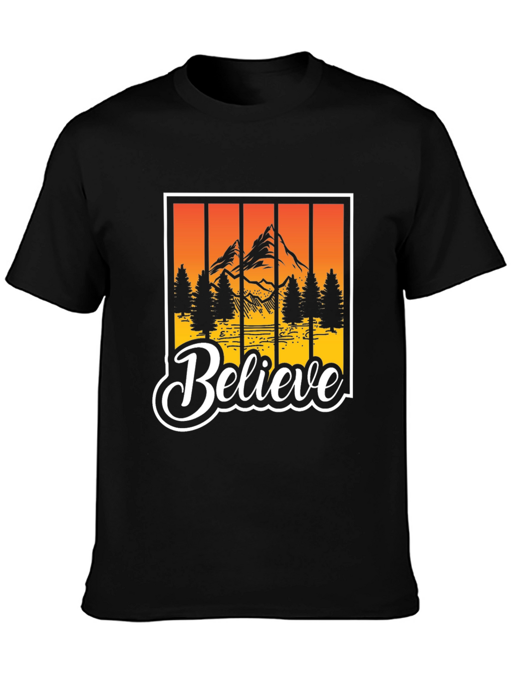 Believe Graphic Tee - Black