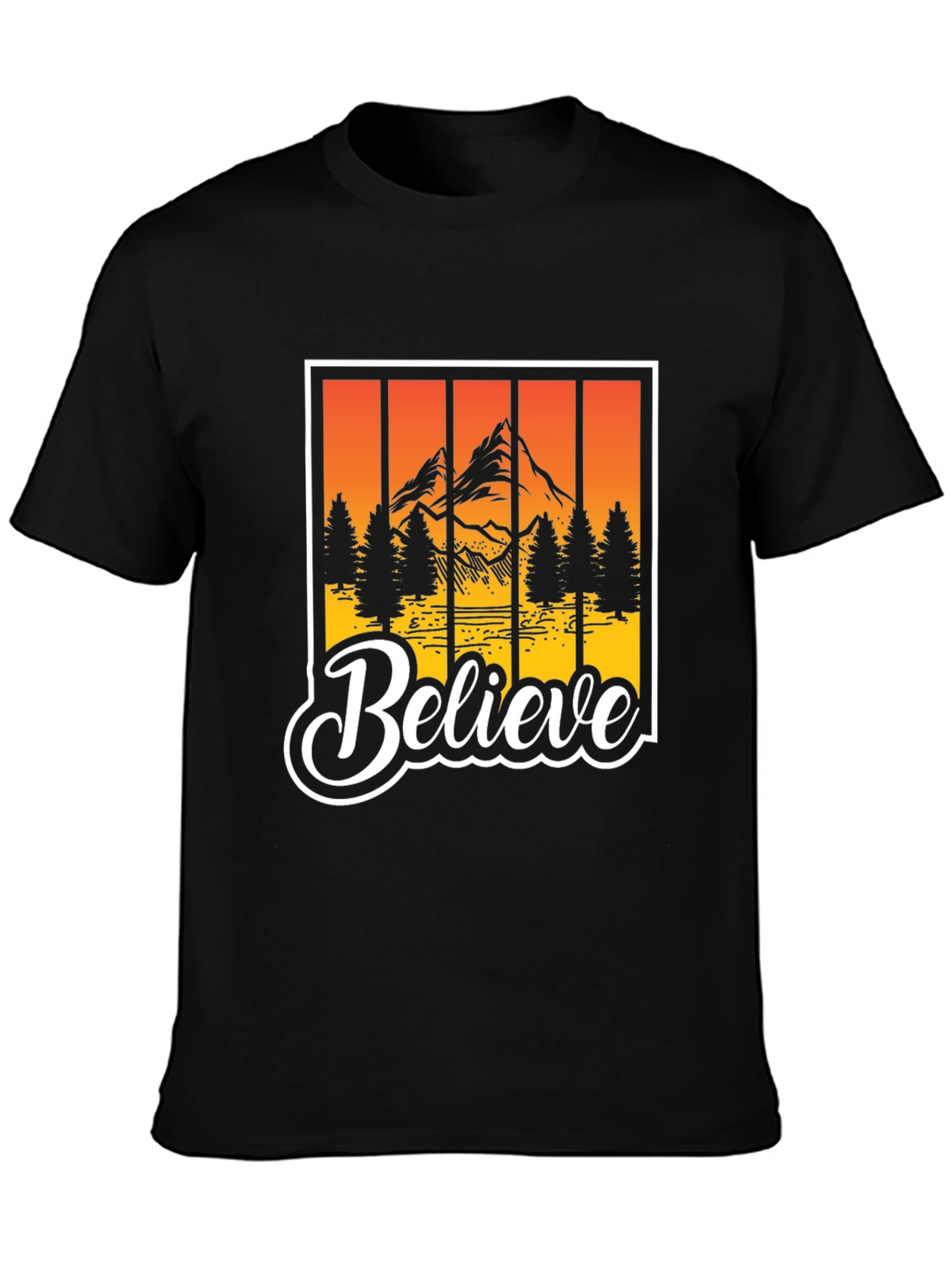 Believe Graphic Tee - Black