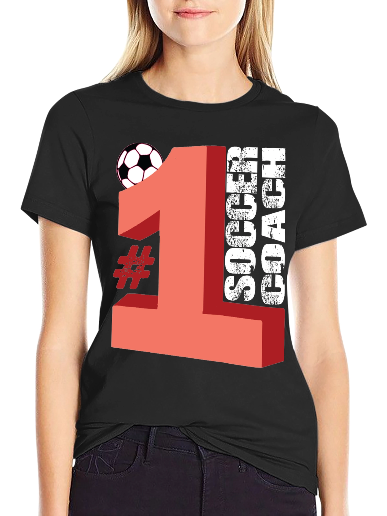 #1 Soccer Coach T-Shirt - Gift for Coaches