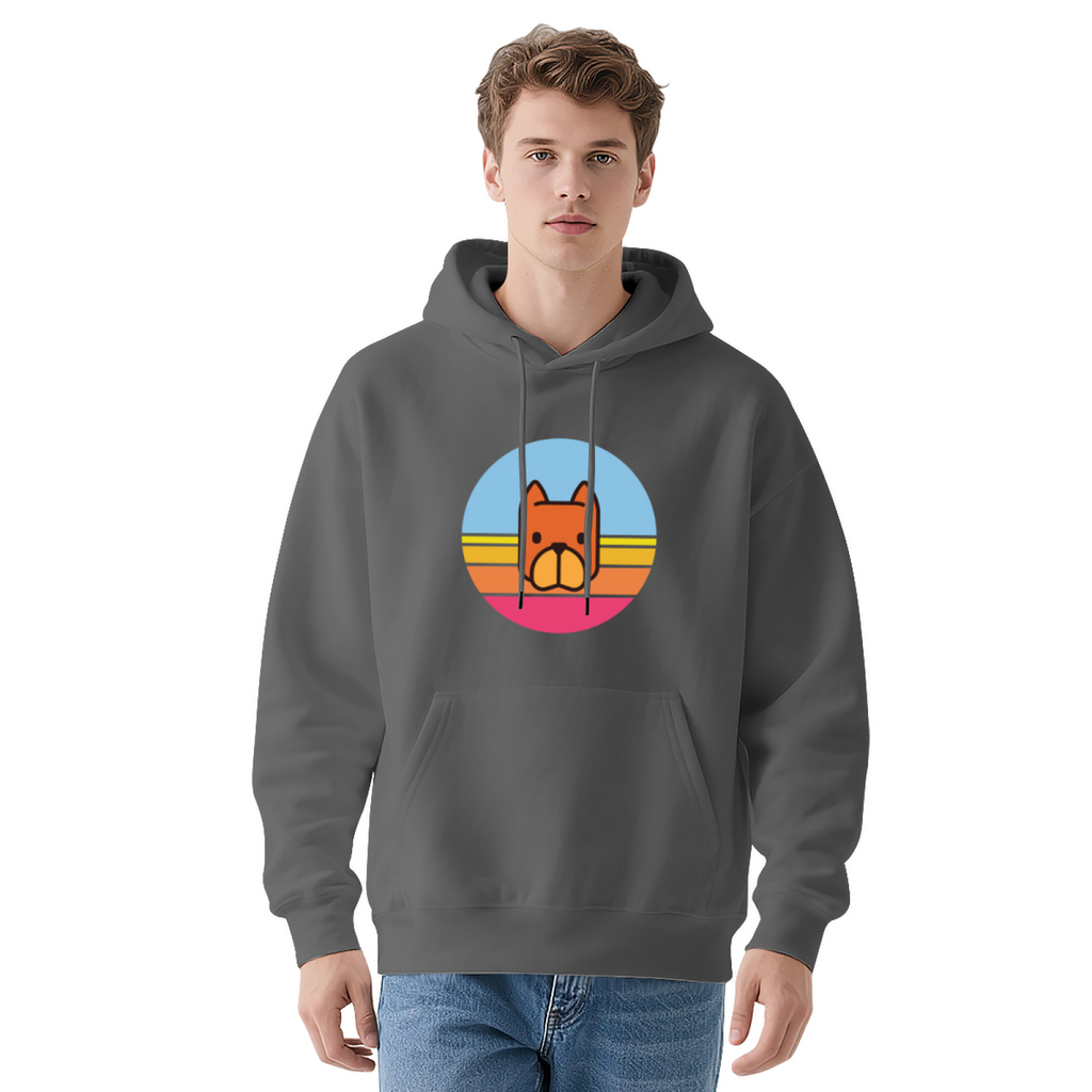 Cool Bulldog Graphic Hoodie