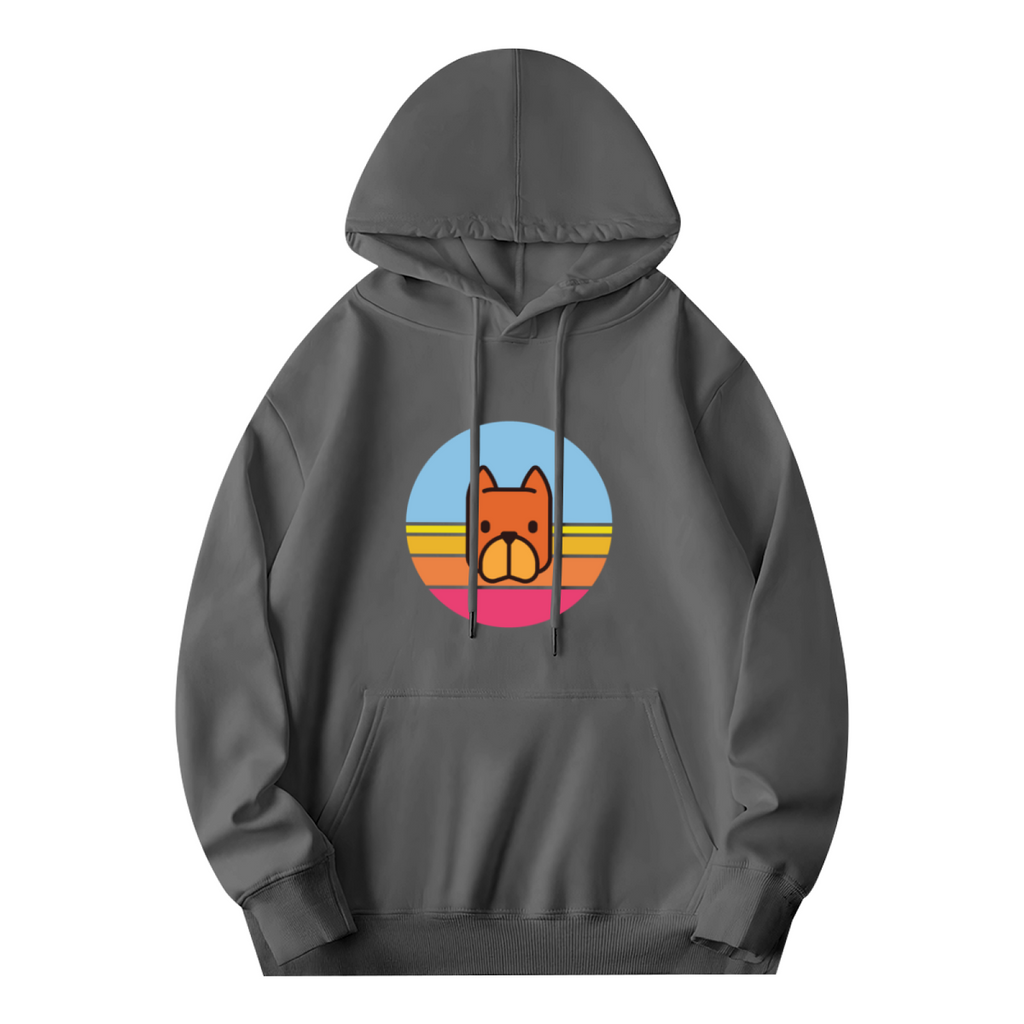 Cool Bulldog Graphic Hoodie