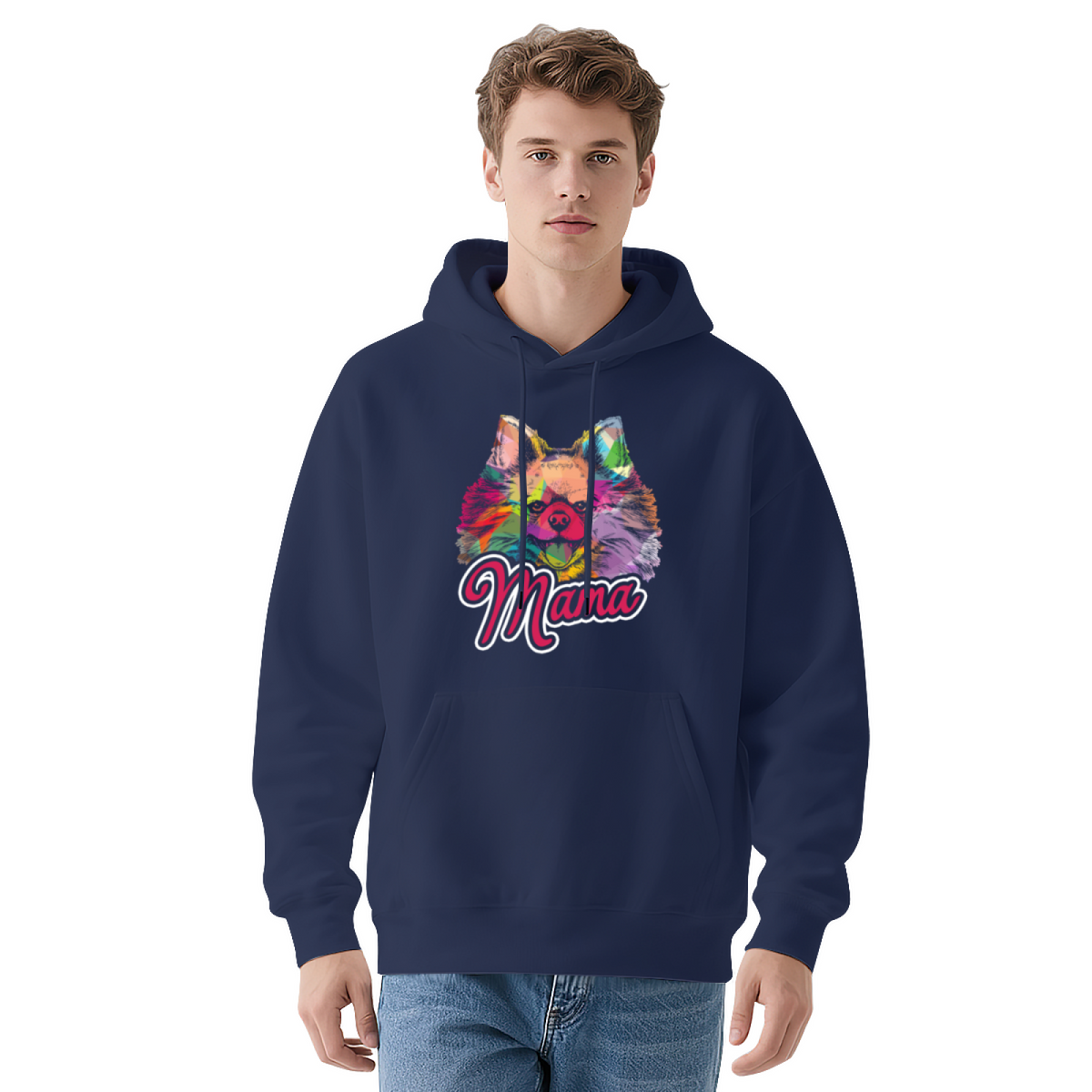 Cool Bulldog Graphic Hoodie