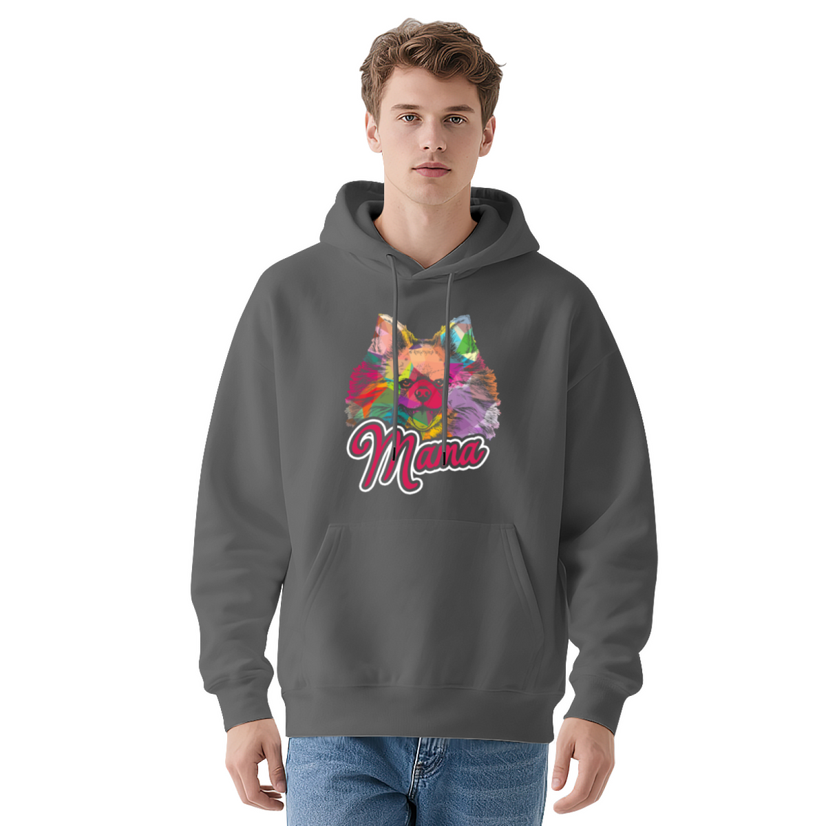 Cool Bulldog Graphic Hoodie