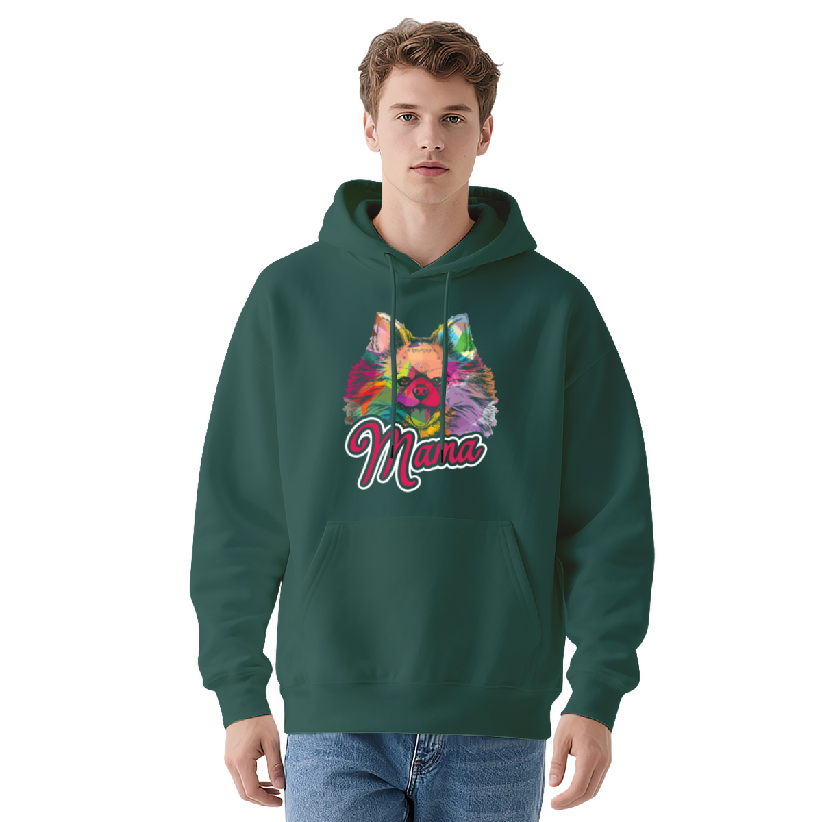Cool Bulldog Graphic Hoodie