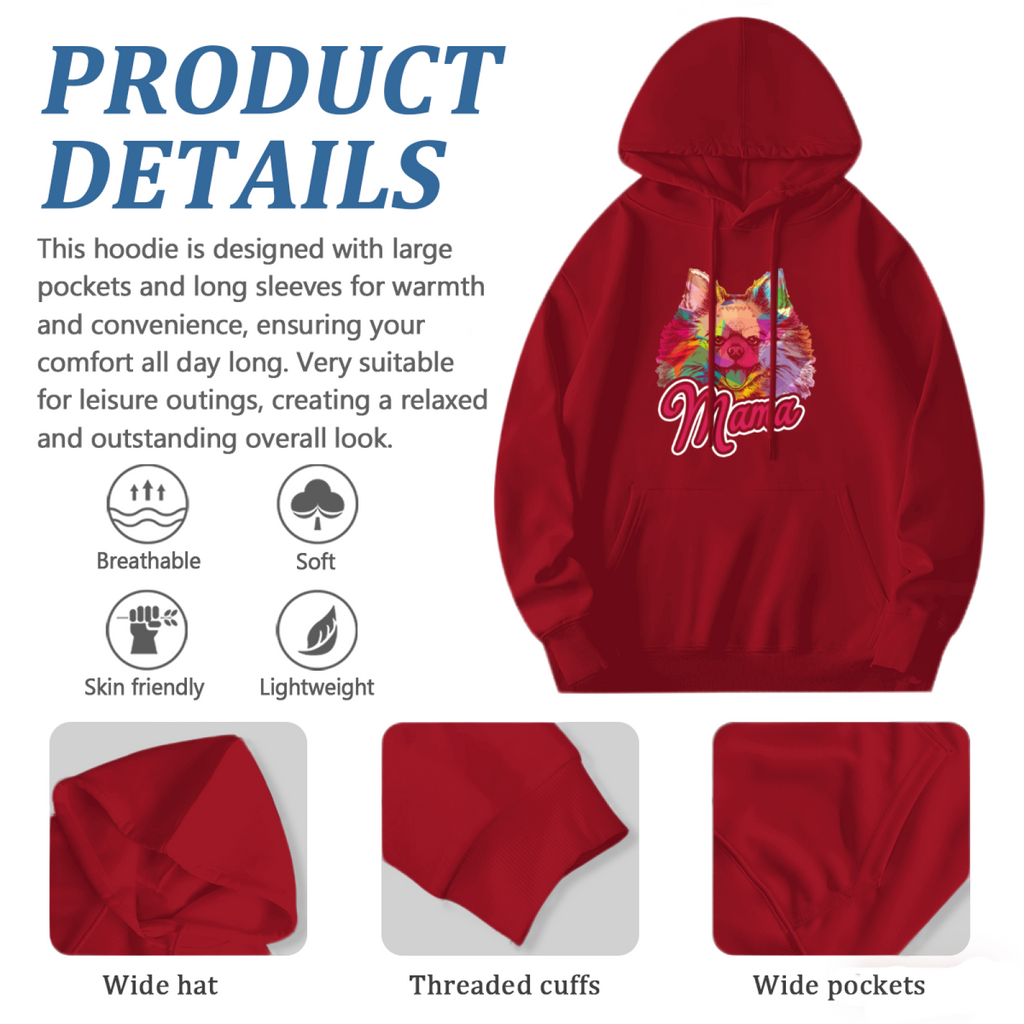 Cool Bulldog Graphic Hoodie