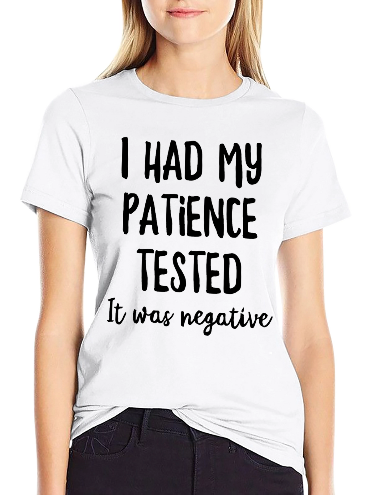 Funny Patience Tested Graphic Tee for Men