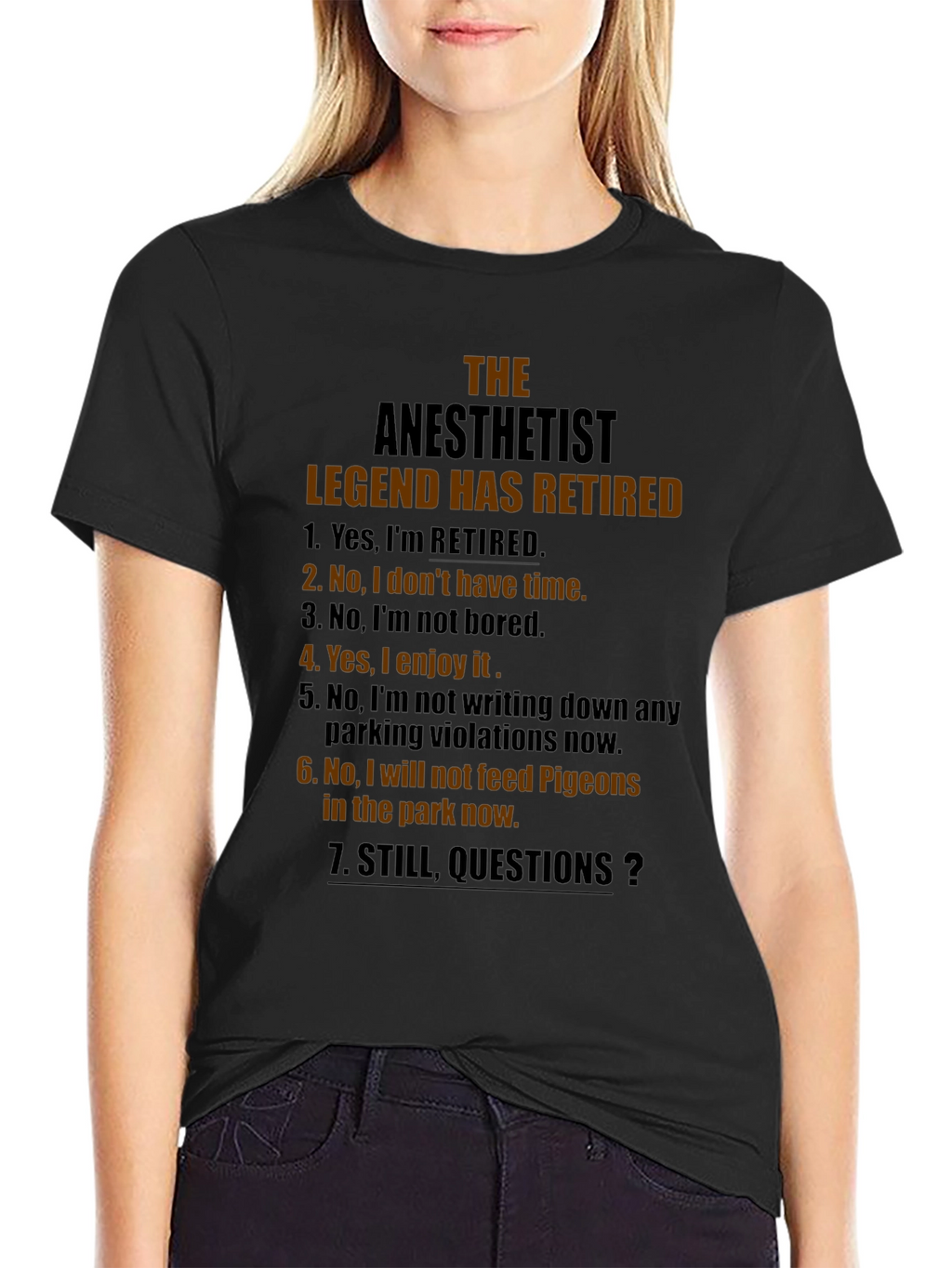 Retired Anesthetist Legend T-Shirt