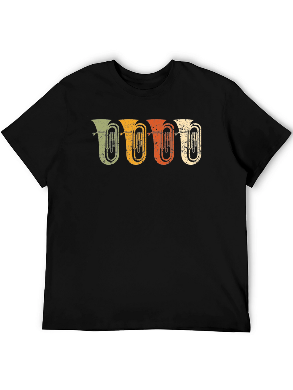 Retro Tuba Band T-Shirt - Music Lover Tee