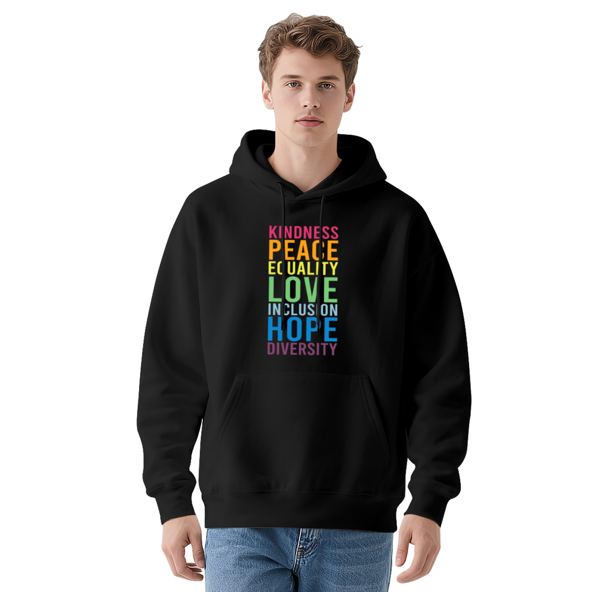 Kindness Peace Love Hoodie