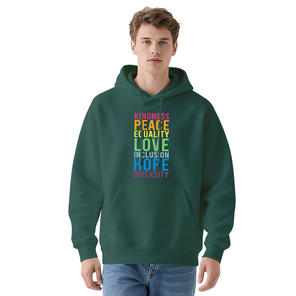 Kindness Peace Love Hoodie
