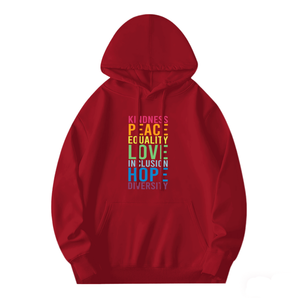Kindness Peace Love Hoodie