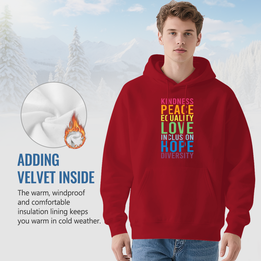 Kindness Peace Love Hoodie
