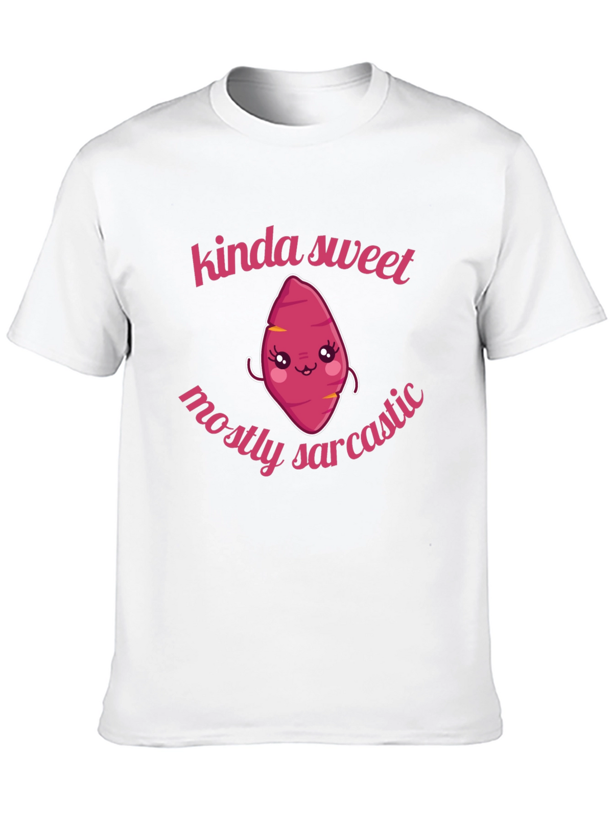 Kinda Sweet Mostly Sarcastic Kawaii Sweet Potato T-Shirt