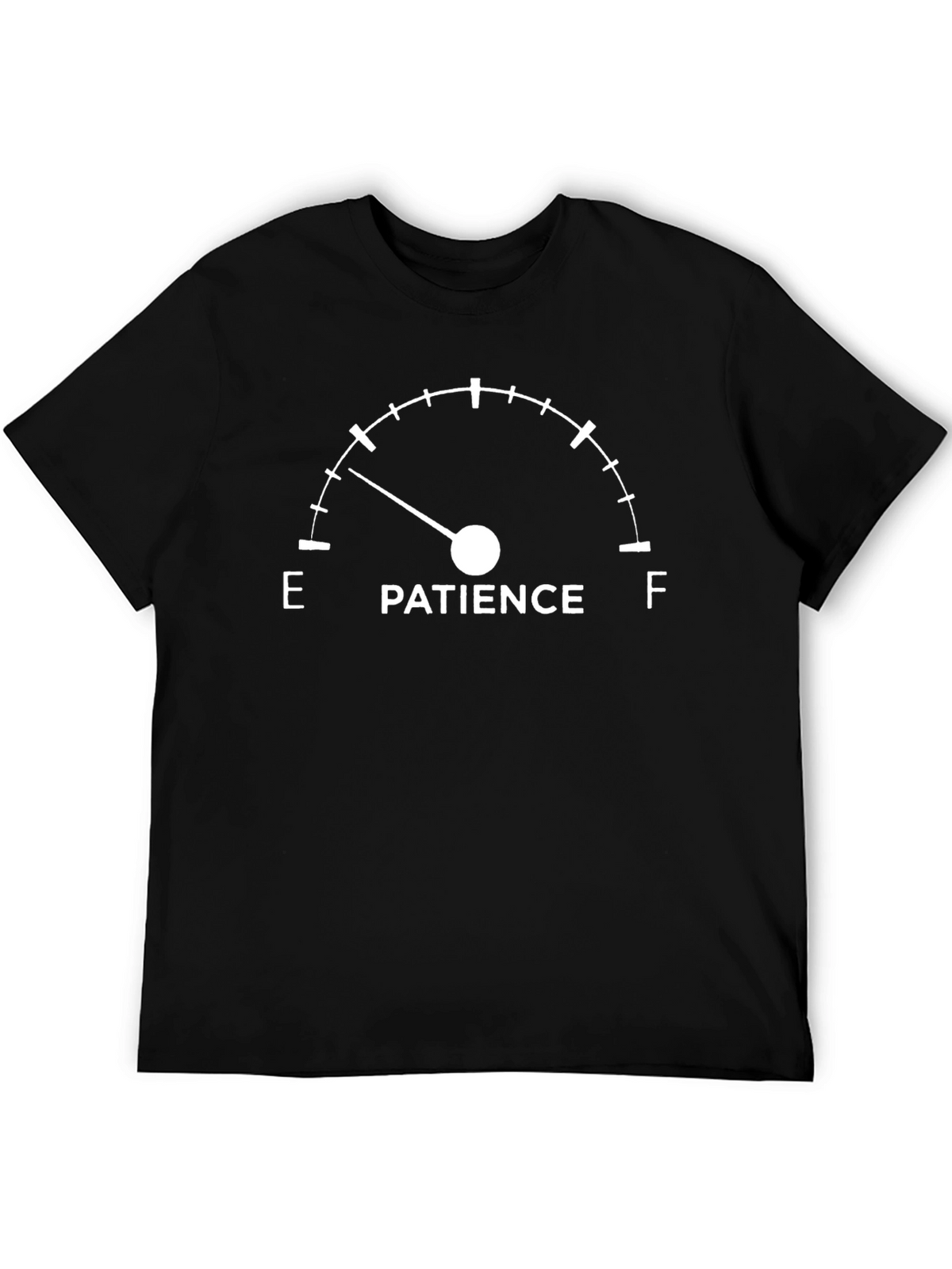 Patience Meter T-Shirt - Humorous Graphic Tee