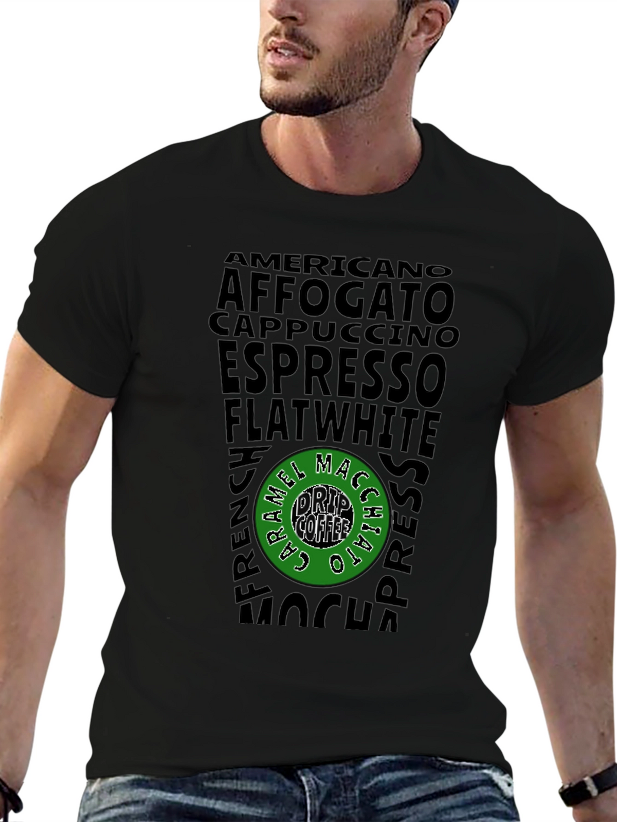 Coffee Lover T-Shirt - Black Graphic Tee