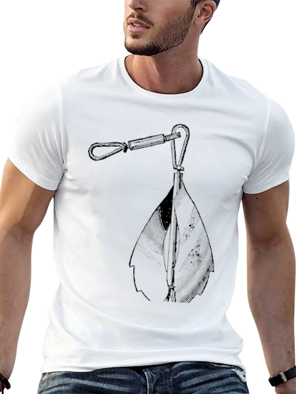 Graphic Tee - Pulley Design - Soft Cotton Blend
