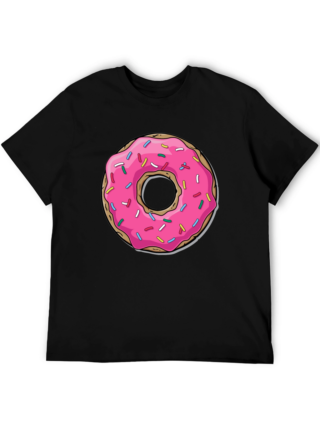 Pink Donut Graphic Tee - Casual Fun Style