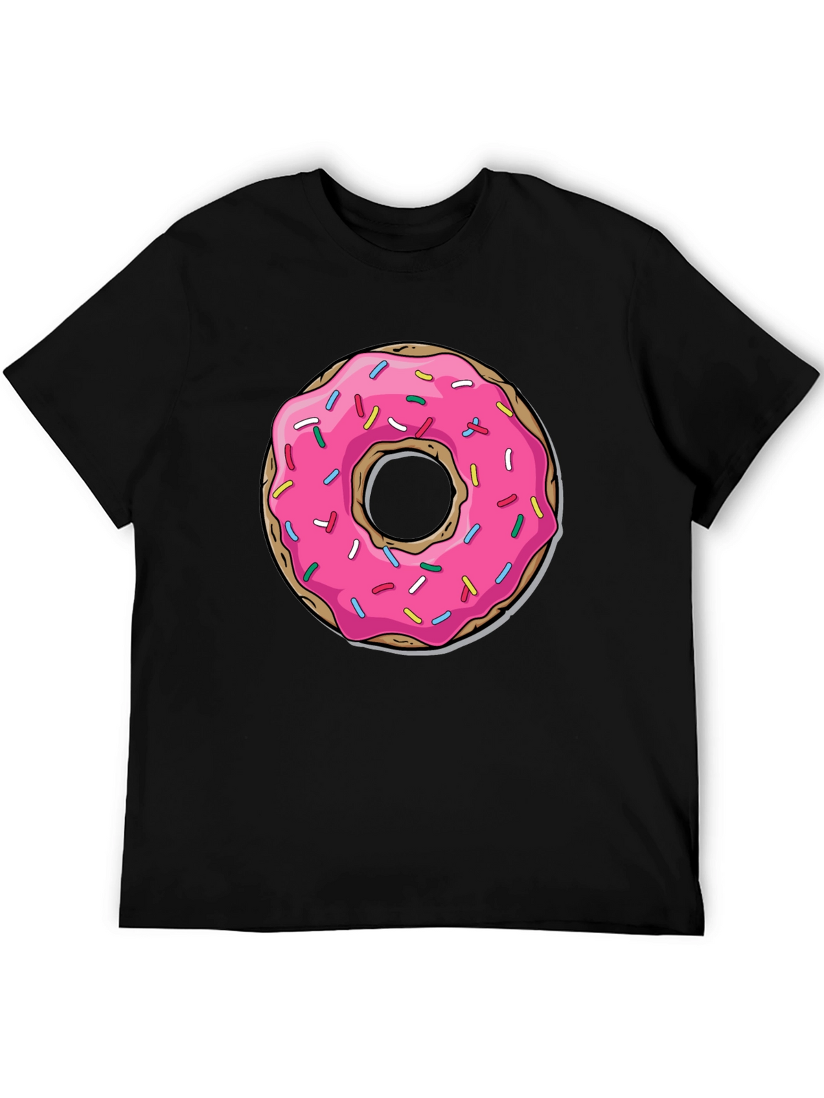 Pink Donut Graphic Tee - Casual Fun Style