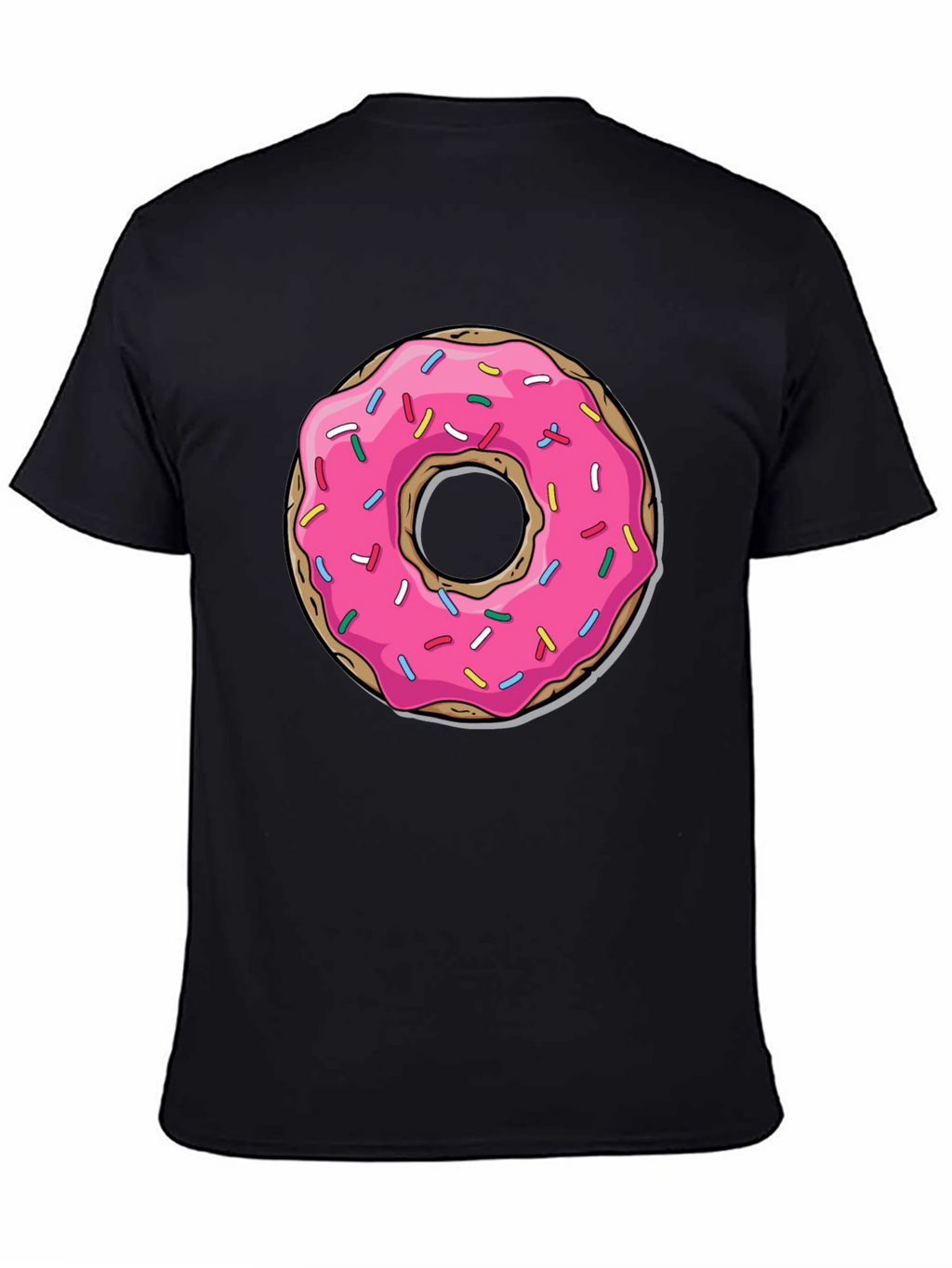 Pink Donut Graphic Tee - Casual Fun Style