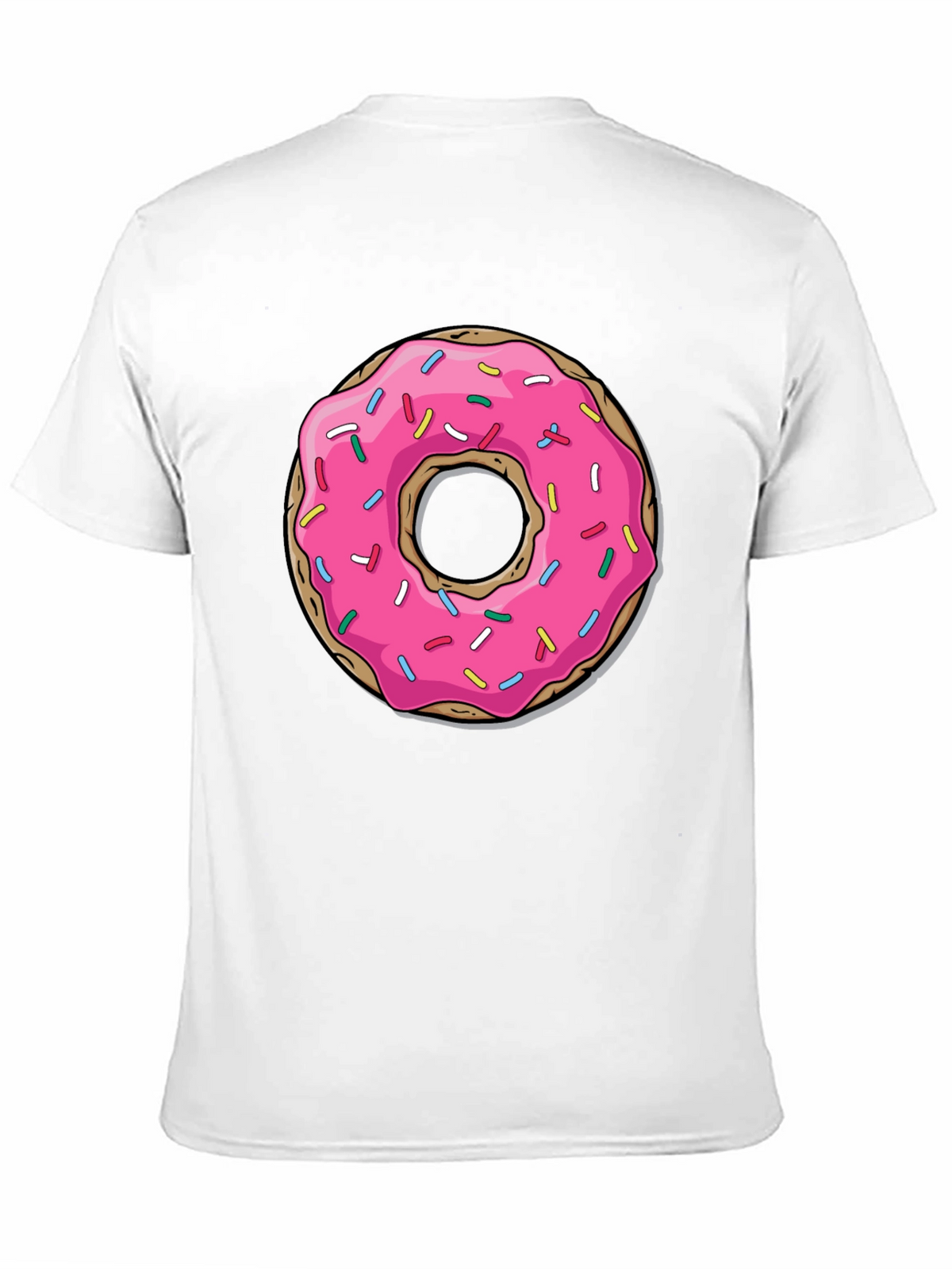 Pink Donut Graphic Tee - Casual Fun Style