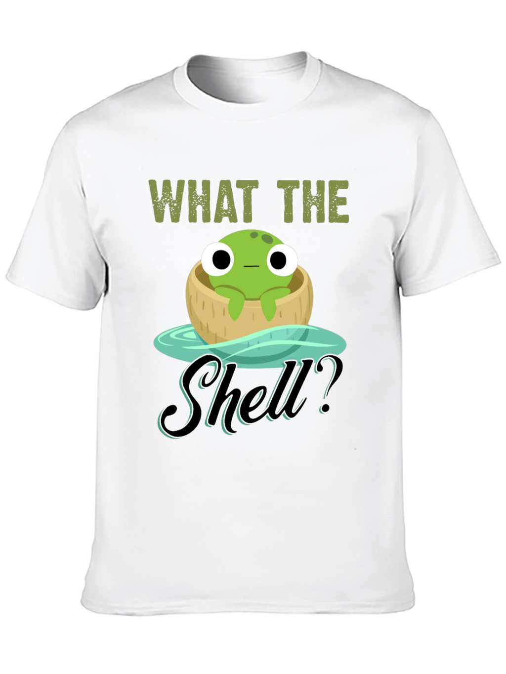 What the Shell? Frog in Coconut T-Shirt