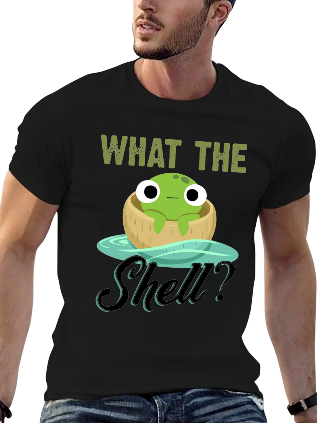 What the Shell? Frog in Coconut T-Shirt